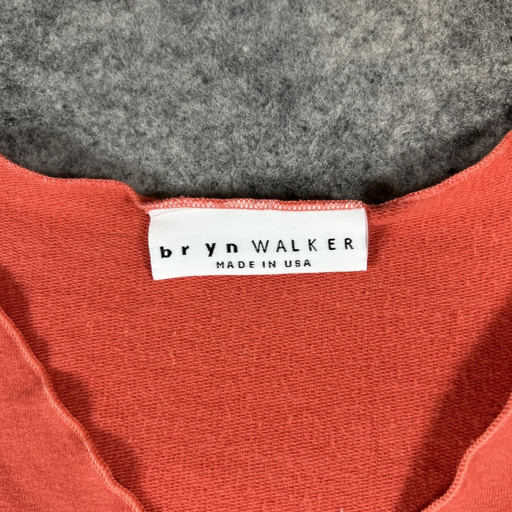 Bryn Walker Tunic Women's Medium Coral Bamboo Lagenlook Flowy Boho Pockets - Picture 5 of 8